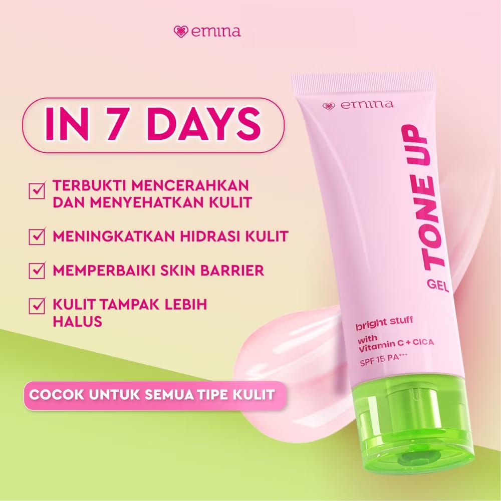 EMINA Tone Up Cream Gel 20 ml - Image 2