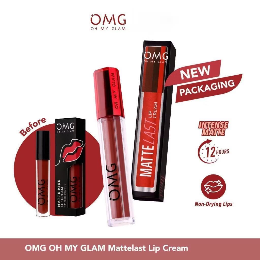 OMG Oh My Glam Matte Kiss Lip Cream - Image 5