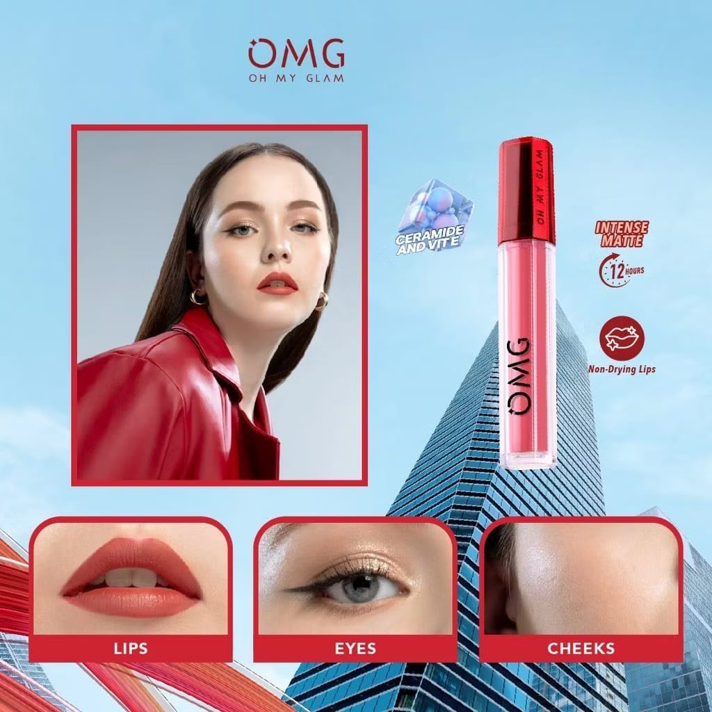 OMG Oh My Glam Matte Kiss Lip Cream - Image 3