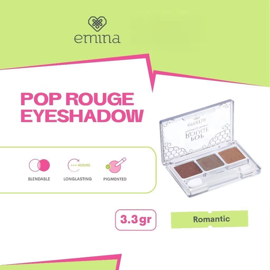 EMINA Pop Rouge Pressed EyeShadow 3.3 G