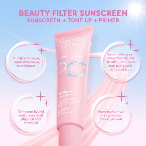 Wardah UV Shield Tone Up Sunscreen SPF 50+ PA+++