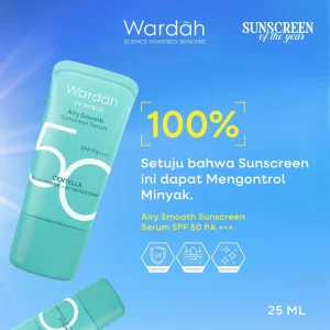 Wardah Sunscreen UV Shield Airy Smooth Serum SPF 50 PA++++ 25ml
